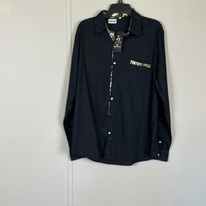 Daupanzees size large mens button down shirt nwt